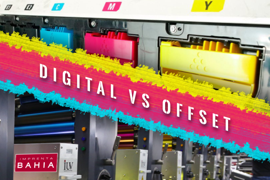 Desarmamiento Empeorando capa Diferencias entre la impresión digital y offset - Imprenta Bahía